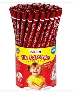 FATİH - FATİH JUMBO ÜÇGEN KIRMIZI/SİYAH KALEM 72Lİ 30010