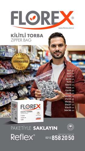 Florex 5x5 cm Kilitli Torba 2000 Adet