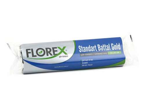 Florex Çöp Poşeti Battal Boy 72x95 230 GR 10 lu