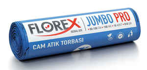 Florex - Florex Çöp Poşeti Cam Atık 80x110 810 GR 10 Rulo