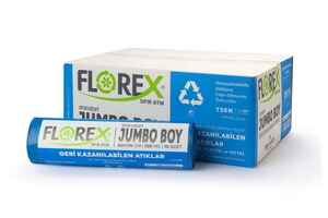 Florex - Florex Sıfır Atık Çöp Poşeti 80x110 800 GR 10 Rulo