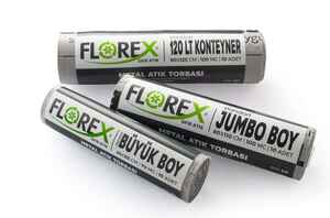 Florex Metal Atık Çöp Poşeti 80x110 800 GR 10 Rulo - Thumbnail (3)