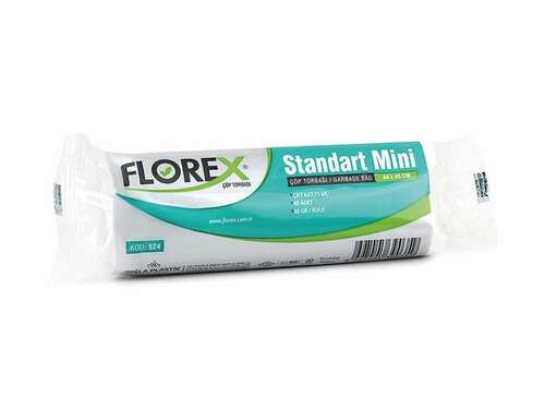 Florex Mini Boy Çöp Poşeti 44x45 80 GR 30 lu