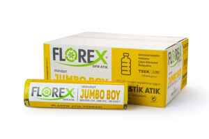 Florex - Florex Plastik Atık Çöp Poşeti 80x110 800 GR 10 Rulo