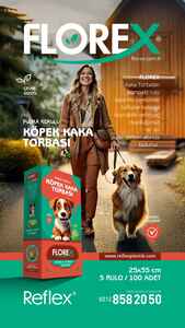 Florex - Florex Pudra Kokulu Köpek Kaka Torbası 5li Kutu