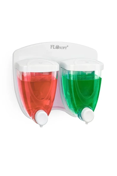 Flosoft F029 Sıvı Sabunluk İkiz 350 + 350 ML - 3