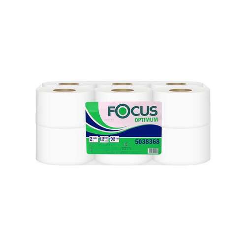 Focus Optimum Mini Jumbo Tuvalet Kağıdı 4 kg 92 m 12'li Paket