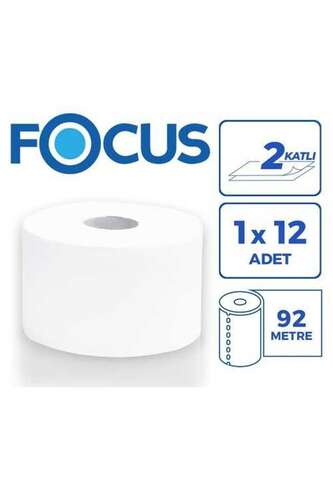 Focus Optimum Mini Jumbo Tuvalet Kağıdı 4 kg 92 m 12'li Paket