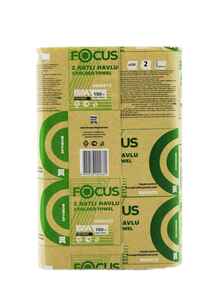 Focus - Focus Optimum Z Katlama Kağıt Havlu 19,7 cm x 21,7 cm 1 Koli (12 Paket) (1)
