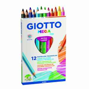 GIOTTO - Gıotto Mega Trı 12 Renk Kuru Boya 220600Tr