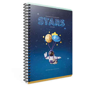 GIPTA - GIPTA STARS A6 80 YP ÇİZGİLİ SPR KARTON KPK DEFTER 6189