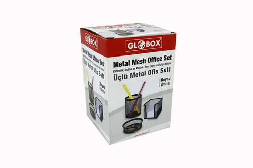 Globox 6643-6154 Metal Kalemlik Seti 3 Lü