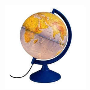GÜRBÜZ - GÜRBÜZ 41261 IŞIKLI KÜRE 26cm FİZİKİ+SİYASİ