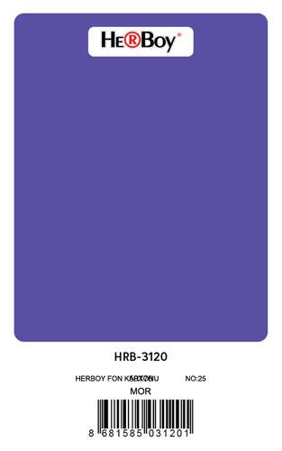 HERBOY HRB3120 FON KARTONU 50x70 MOR 160 GR NO:25 100 LÜ