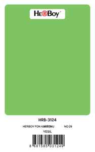 HERBOY - HERBOY HRB3124 FON KARTONU 50x70 YEŞİL 160 GR NO:29 100 LÜ