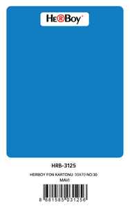 HERBOY - HERBOY HRB3125 FON KARTONU 50x70 KOYU MAVİ 160 GR NO:30 100 LÜ