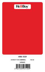 HERBOY - HERBOY HRB3129 FON KARTONU 50x70 KIRMIZI 160 GR NO:34 100 LÜ