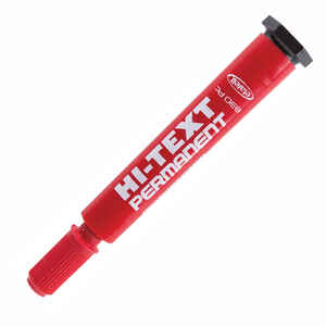 HI - TEXT - HI-TEXT 830 PC KIRMIZI KESİK UÇ KOLİ KALEMİ