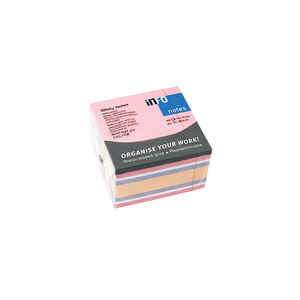 TRODAT - INFO NOTES 75x75 PASTEL-FOSFORLU RENKLER 450 yp 95654