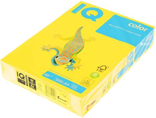 IQ A4 YOĞUN KOYU SARI FOTOKOPİ KAĞIDI 80 gr CY39