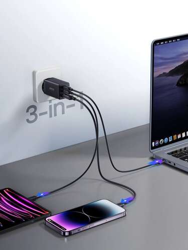 JOYROOM JR-TCG01 65W 2C1A FAST CHARGER+100W C TO C CABLE