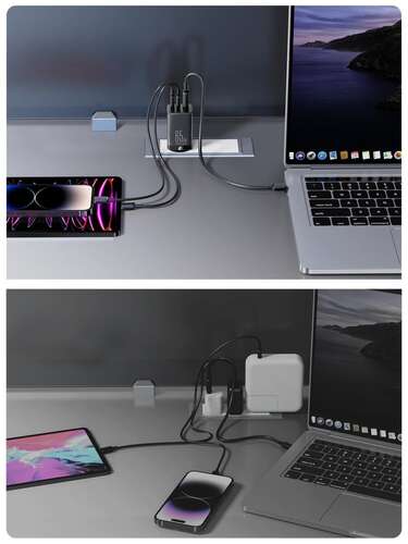 JOYROOM JR-TCG01 65W 2C1A FAST CHARGER+100W C TO C CABLE