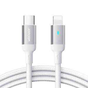 JOYROOM - JOYROOM S-A10 30W TYPE C-LIGHTNING CABLE 1.2M WHT.