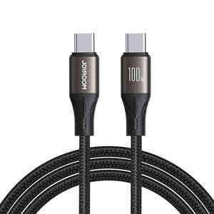 JOYROOM - JOYROOM S-A25 100W TYPE C-TYPE C CABLE 1.2M BLCK