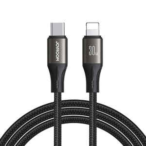 JOYROOM - JOYROOM S-A25 30W TYPE C-LIGHTNING CABLE 1.2M BLCK