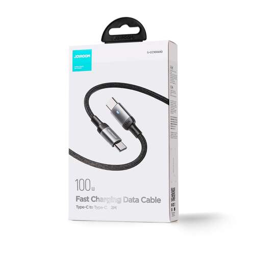 JOYROOMS-CC100A10100WTYPEC-TYPEC2M-BLACK