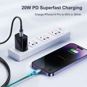 JOYROOM - JOYROOMS-CL020A1020WTYPEC-LIGHTNING2M-BLACK (1)