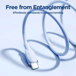 JOYROOMSA29-AC33AUSBA-TYPEC1.2M-BLUE - Thumbnail