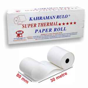 KAHRAMAN - KAHRAMAN 80x30 TERMAL RULO 14 LÜ
