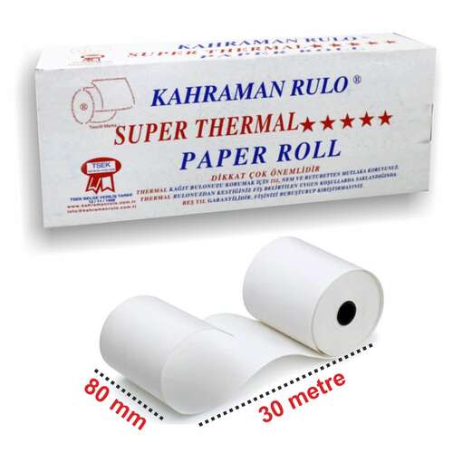 KAHRAMAN 80x30 TERMAL RULO 14 LÜ