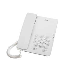 KAREL - KAREL TM140 BEYAZ ANALOG TELEFON CID