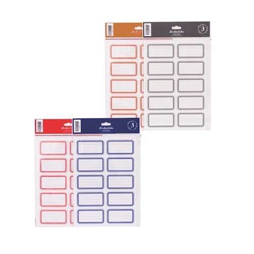 KESKİN 3 LÜ TEK RENK OKUL ETİKETİ 220890-91/99