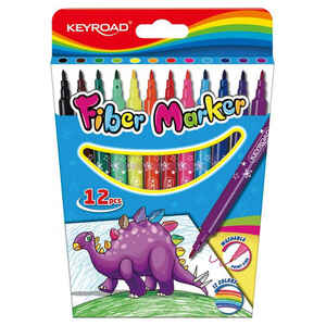 KEYROAD - KEYROAD 12 RENK KEÇELİ KALEM KR971587 281590