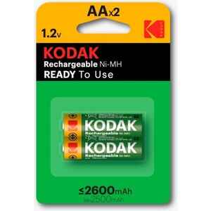 KODAK - KODAK 30955080 KAAHR-2 2600 mAh.2 Lİ ŞARJLI KALEM PİL 383098