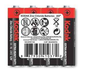 KODAK - KODAK AA KALEM PİL ÇİNKO KARBON 4 LÜ PK KAAHZ-S4 284832