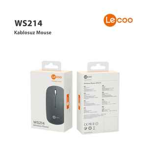 LECOO - LECOO WS214 GREY SESSİZ KABLOSUZ MOUSE