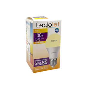 LEDOLET - LEDOLET 15W SARI LED AMPUL (1)