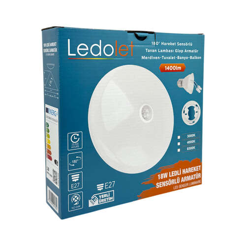 LEDOLET 18W SENSÖRLÜ UFO LAMBA