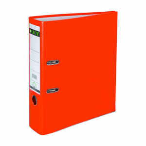 Leitz - LEITZ GENİŞ TURUNCU KLASÖR 1010