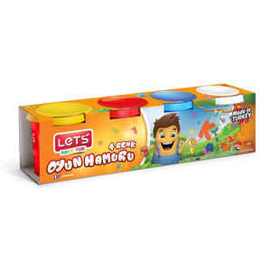 LETS - LETS OYUN HAMURU 4 RENK L8440 460 GR.