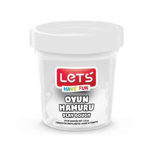 LETS - LETS OYUN HAMURU BEYAZ 115 gr L8440-5