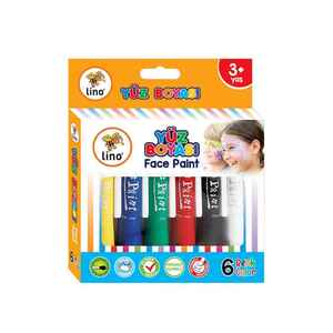 LINO - LINO LN-901 YÜZ BOYASI 6 LI YIKANABİLİR