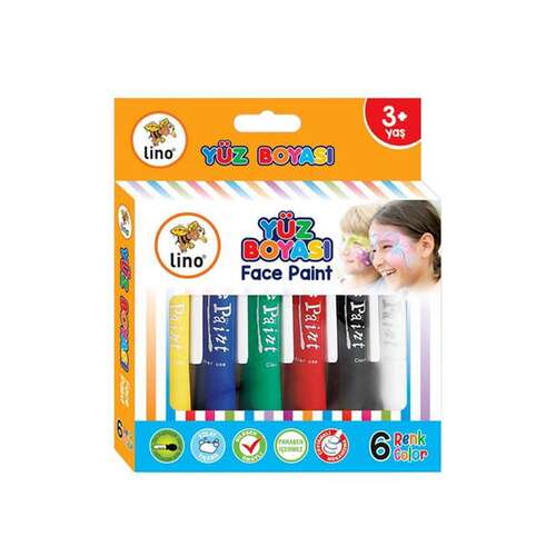 LINO LN-901 YÜZ BOYASI 6 LI YIKANABİLİR