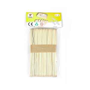 LINO - LINO RBZ-030 AHŞAP ÇUBUK NATUREL GENİŞ 15 CM 50 Lİ