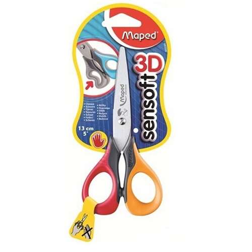 MAPED 693500 SENSOFT SOL EL ÖĞRENCİ MAKASI 13 cm