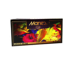 MARIES - MARİES 12 RENK AKRİLİK BOYA 812B 12 ml MRMAR0017